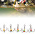 5Pcs/Box Metal Colorful Fishing Hook Artificial Fishing Lure Bait Fishing Tool Accessories3-Hook Fishing Hook