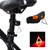USB Charging LED Tail Light Waterproof Rear Lamp Red for MTB Bicycle Mountain Bike Trigon