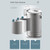 Portable 304 Stainless Steel Camping Cooking Pot Large Capacity Multi-functional Steaming Pot with Removable Handle