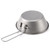 Lixada 260ml Titanium Bowl with Foldable Handle for Outdoor Camping Hiking Backpacking Picnic