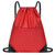 Drawstring Backpack Bag Waterproof Oxford Cloth Draw String Back Sack with Zip Pocket for Sports Traveling Outdoor