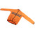 Cycling Jacket Polyester Breathable Windproof Waterproof Reflective Jacket Coat for Motorcycling Biking Orange L