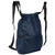 Drawstring Pocket Double Shoulder Backpack Thickened Waterproof Travel Storage BagNavy Blue