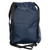 Drawstring Pocket Double Shoulder Backpack Thickened Waterproof Travel Storage BagNavy Blue