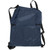 Drawstring Pocket Double Shoulder Backpack Thickened Waterproof Travel Storage BagNavy Blue