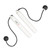 Dual Use Skipping Rope Intelligent Counting Weighted Cordless Jumping Household Fitness Skipping Steel Wire Rope White