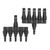 1 Pair Branch Solar Connectors Waterproof Strong Conductivity Photovoltaic Connectors for Solar Panel 1000V DC