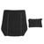 Outdoor Neoprene Perforated Beach Bag Large Capacity Casual Mommy Hand Strap Shopping Bag Black