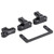 Servo Mount Bracket Aluminum Alloy High Strength Beautiful Replacement Beam Servo Mount for LCG 1/10 RC Cars
