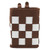 Felt Bicycle Basket Felt Cloth Foldable Detachable Brown and White Bicycle Front Hanging Basket for Bike