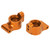 2Pcs Aluminum Alloy Rear Axle Cup High Strength RC Accessories for LC Racing PTG‑2 1/10 RC CarGold