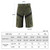 Men Cycle Shorts Quick Drying Breathable Outdoor Sports Running Bike Riding Casual Shorts with 6 Pockets