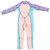 Kids Wetsuit Warm Sun Protection Long Sleeve 2.5mm Neoprene Toddler Surfing Wetsuit for Girls Boys 12 Size