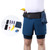Men 2 in 1 Running Shorts High Waist Athletic Shorts Sport Shorts Workout Shorts with Pockets for Gym Jogging Tennis