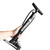Bicycle Floor Pump 160PSI Bike Air Pump with Gauge Presta & Schrader Valves Tire Tube Inflator with Multifunction Ball Needle Bike Tire Pump Cycle Air Inflator