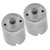 2Pcs RC Car Motor 150 Motor RC Car Electric Motor Replacement for AE86 RC Car Silver