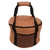 Camping Tableware Storage Bag 13.7L Large Capacity Soft Lining Waterproof Round Picnic Storage Bag for Outdoor BBQ