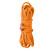 Reflective Guyline Tent Rope Thickened Windproof Camping Cord with Aluminium Alloy Wind Rope Buckle for Outdoor Camping Orange