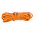 Reflective Guyline Tent Rope Thickened Windproof Camping Cord with Aluminium Alloy Wind Rope Buckle for Outdoor Camping Orange