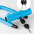 Motorbike U Lock Professional Safety Prevents Theft Steel Body Thickened Firm Portable Scooter Lock Cycling U Lock Blue