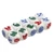 10pcs 14MM White Dice Set Plastic Rounded Dice Cubes Filled With Animal Fish Shrimp Crab For Board Games
