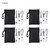 Outdoor Portable Tableware Set Folding Stainless Steel  Spoon Fork Knife with Cloth Storage Bag for Camping Picnic