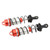 2Pcs RC Car Shock Absorber Aluminum Alloy Balancing Drive High Elasticity RC Front Shock Damper for ARRMA 1/7 1/8 Red