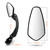 Bike Mirror Handlebar Mount Riding Rearview Mirror Adjustable Rotatable Safety Accessories for Mountain Road Bike Right Black