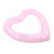 Heart Shaped Swimming Circle 120cm Thick Tear Resistant PVC Material Inflatable Pool Float Rings for Pool Party Beaches Pink
