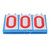 Portable 3 Digit Flip Scoreboard Multifunctional Score Keeper for Volleyball Basketball Table Tennis