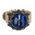 Running Swimming Sports Smart Watch 1.28in IPS TFT Compass Barometer Smart Waterproof Men Watch Khaki