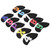 10pcs Golf Iron Head Cover with Large Color Number Waterproof Neoprene Golf Iron Club Headcover Set Black