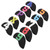 10pcs Golf Iron Head Cover with Large Color Number Waterproof Neoprene Golf Iron Club Headcover Set Black