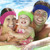 Stretchable Swimming Headband Flexible Durable Neoprene Ear Protective Swimmer Headband L Size Dark Blue