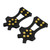 1 Pair 10 Studs Anti Skid Snow Ice Climbing Shoe Spikes Grip Cleats Crampons Shoes CoverXL (45‑48)