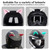 2Pcs Silicone Cat Ears with Tapes Cute Helmet Accessories for Helmet Ski Helmet Motorcycle Helmet (Helmet Not Included)