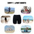 Men Fitness Shorts Quick Drying Gym Beach Shorts Summer Lounging Sport Workout Running Short Pants with Pockets