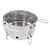 Charcoal Barbecue Grill Stove Stainless Steel Detachable Portable Camping Grill Stove for Home Outdoor Camping Picnic