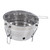 Charcoal Barbecue Grill Stove Stainless Steel Detachable Portable Camping Grill Stove for Home Outdoor Camping Picnic