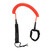 Surfboard Leash 10in Adjustable Ankle Strap Design Seawater TPU Stainless Steel Hardware Paddle Board LeashRed