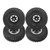 4PCS 1/10 Rubber Remote Control Car Hub Tire Set for Traxxas Trx4/HSP/Tamiya Axial SCX10 D90Silver