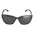 A572 Metal Classic Stylish Women UV Protection Outdoor Driving Polarized Sunglasses with Sun Glasses Zipper BoxBlack