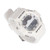 Sport Mens Digital Chronograph Strap Watch Classic Vintage Square Mens Digital Watch WR50M Waterproof White