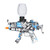 Electric Water Shooting Toy Automatic Water Ball Shooting Games for Over 14 Years Old Kids Children Boys Graffiti Blue 30000 Gel Ball