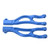 2PCS RC Swing Arms Aluminium Alloy High Temperature Resistant RC Front Upper Suspension Arm for Outcast 8S Blue