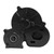 RC Transmission Gear Box Set with 60T Motor and Motor Gears for AXIAL SCX10 1/10 RC CarBlack
