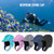 Neoprene Diving Cap Thermal Snorkeling Wetsuit Hat Warm Surfing Headgear Swim Cap Diving Hood for Diving Swimming Snorkeling Kayaking Sailing Canoeing Water Sports