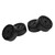 4pcs Beadlock Wheel Rim 1.9inch Carbon Fibre Sealed Hexagonal Beadlock Wheel Hub for 1/10 RC Crawler Car Black
