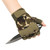 2 PCS Parachutist Protective Gloves Camouflage Half Finger Gloves Outdoor Motorcycle Cycling Gloves XL 21‑22cm/8.3‑8.7in