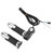 1 Pair 12V‑99V Throttle Grips Universal Twist Throttle Accelerator Grip Handlebar with Keys for Electric Bike ScooterSilver
